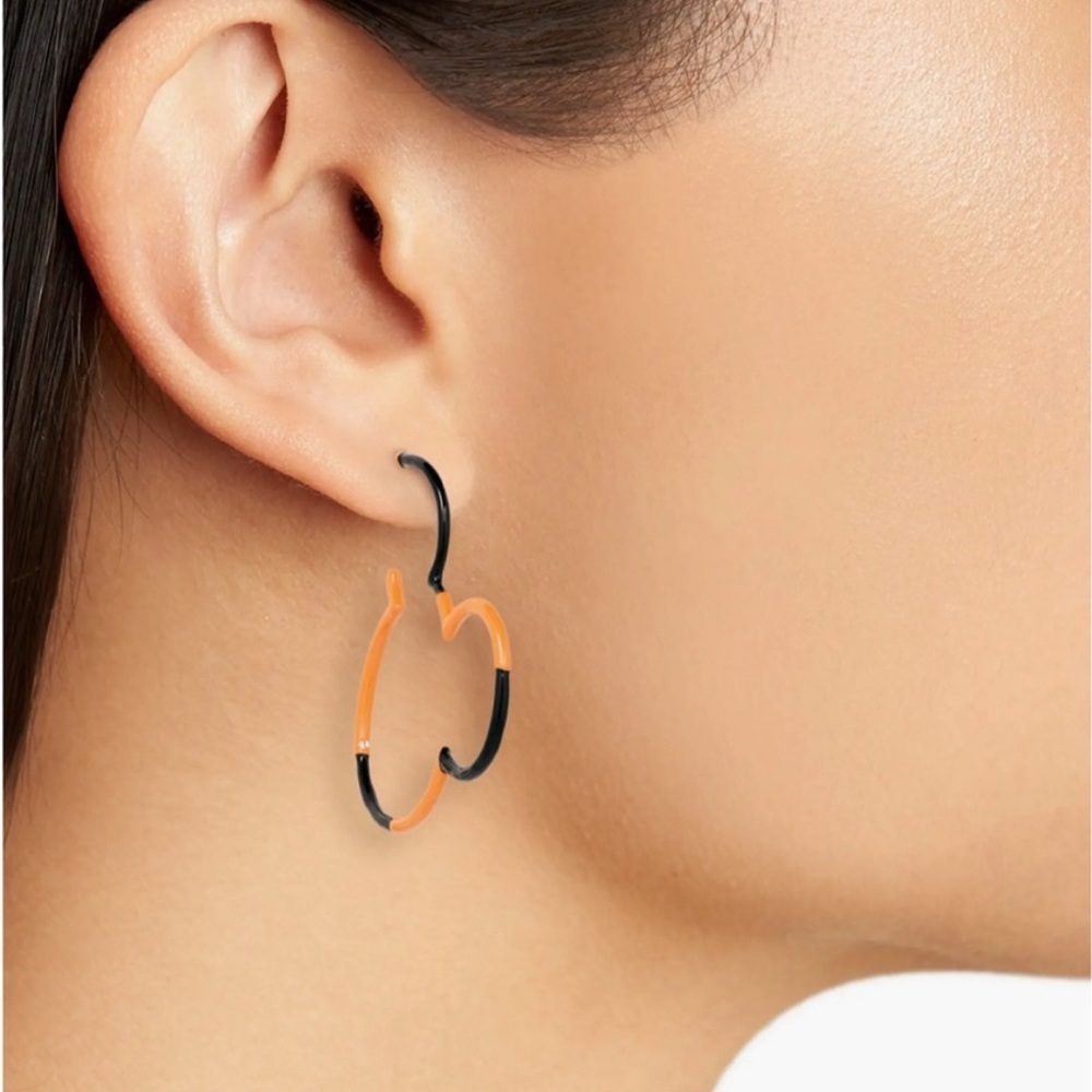 Disney X Baublebar Mickey Mouse Halloween Hoop Earrings - Picture 2 of 4